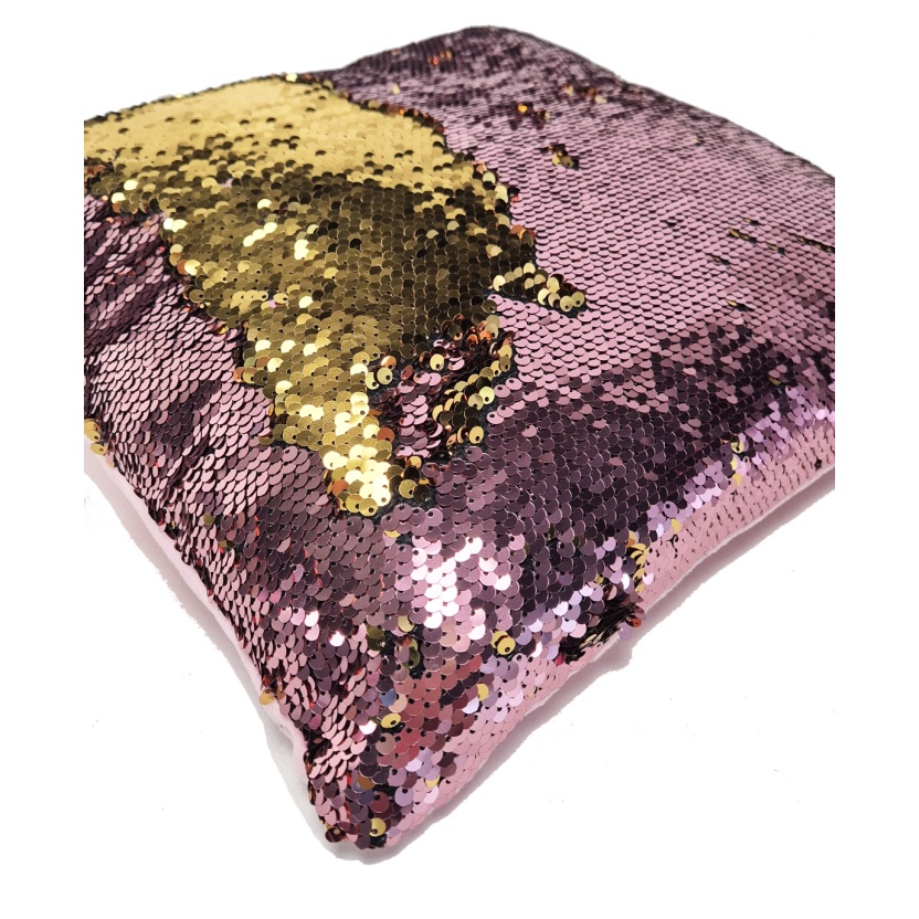 Cushions with reversible sequins - three colour variations mix - Image 5