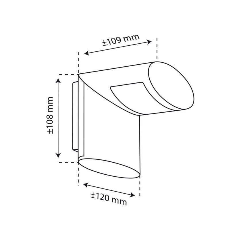 Grey Ranex Preben LED outdoor wall lights - Image 2