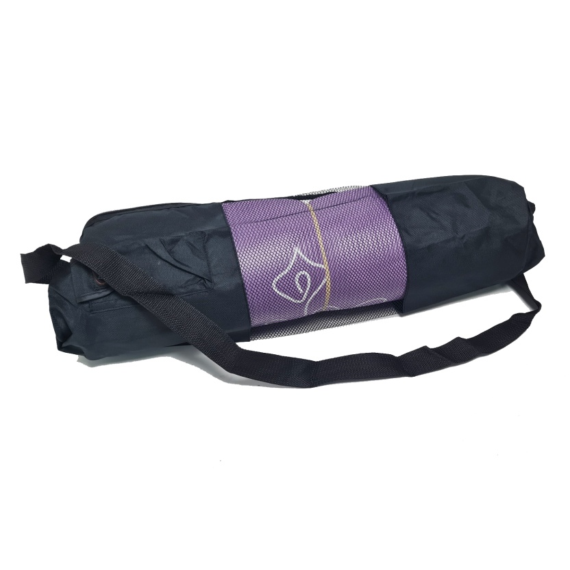 Black 'Bodycoach' yogamat bags with mesh - Image 2