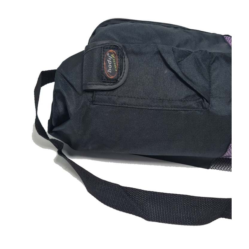 Black 'Bodycoach' yogamat bags with mesh - Image 5