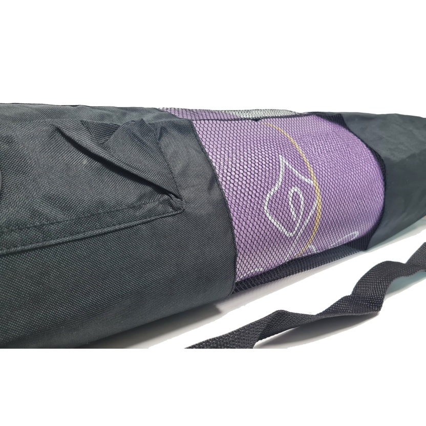 Black 'Bodycoach' yogamat bags with mesh - Image 4