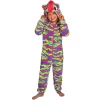 Multicolour polar fleece one piece costumes onesies for children