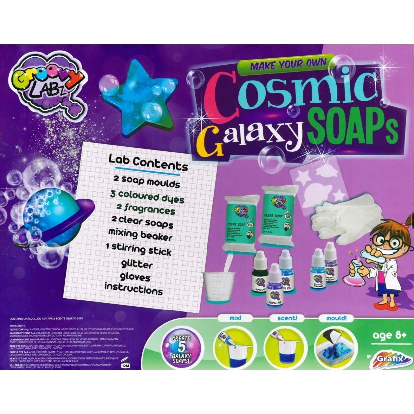 Grafix kids toys - make your own soaps with galaxy theme - Image 2