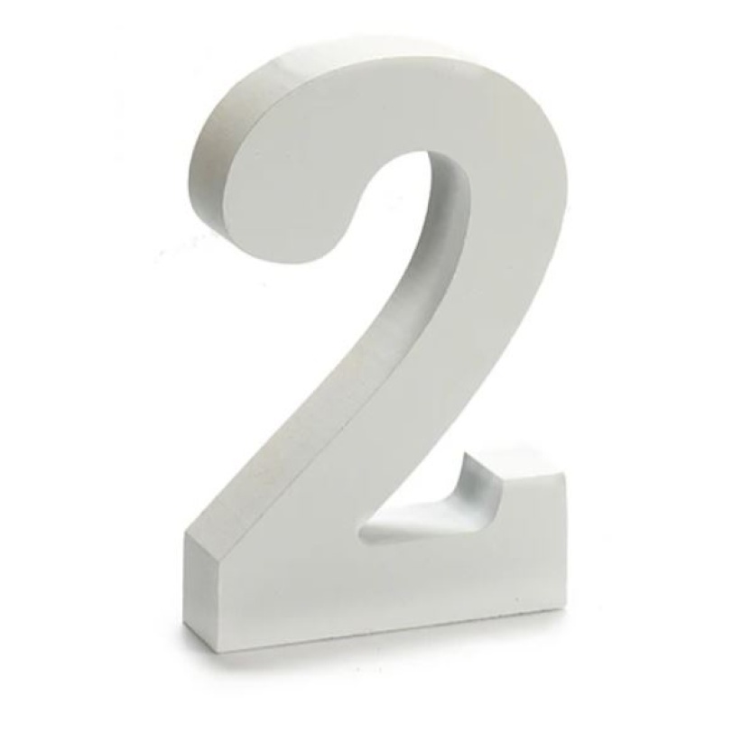 Various white wooden Pincello decorative numbers - Image 4