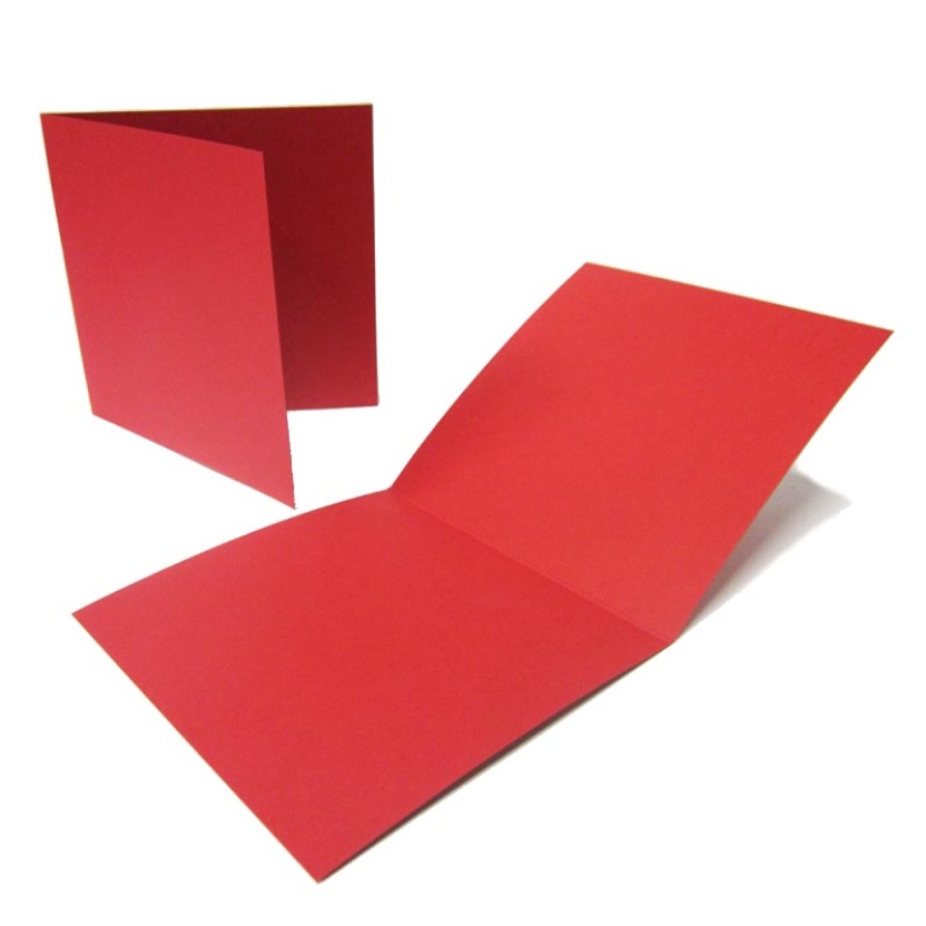 Various colours double cards - 30 piece packaging