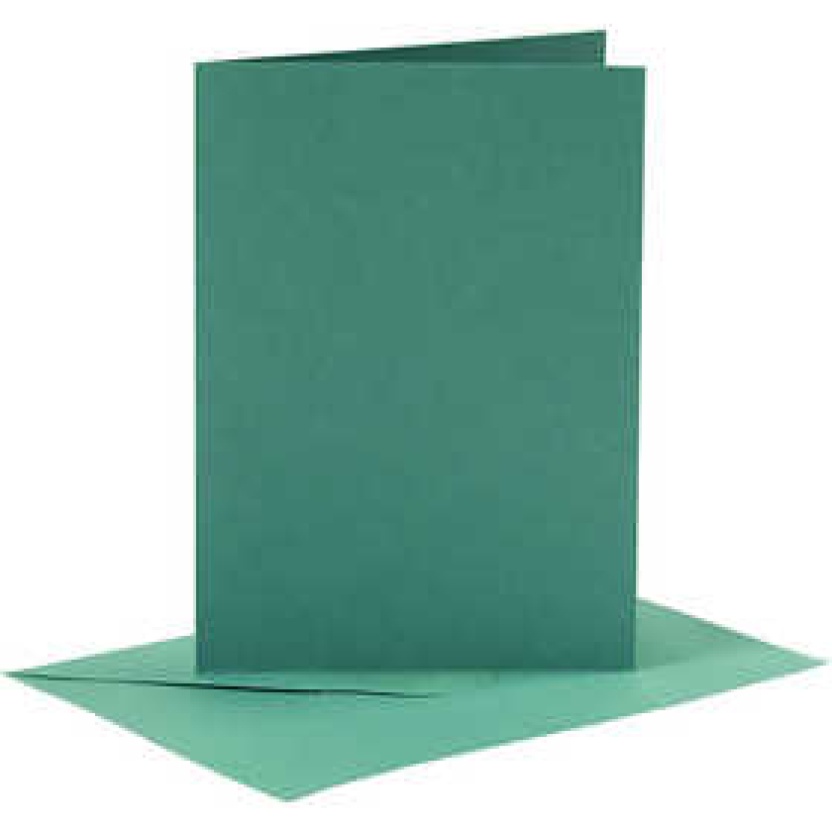 Various colours metallic double cards with enveloppe - 15 pieces packaging - Image 2