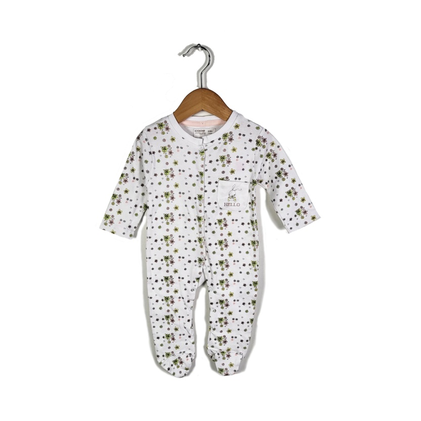 Mix van verschillende Code baby pyjama's met voetjes en lange mouwen - Afbeelding 3