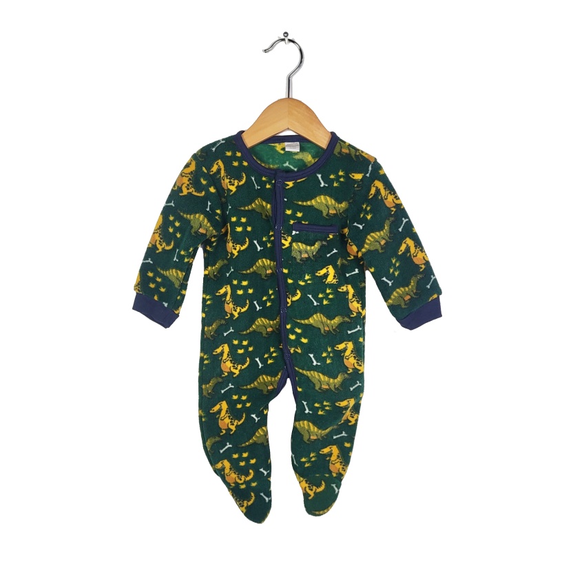 Mix van verschillende Code baby pyjama's met voetjes en lange mouwen