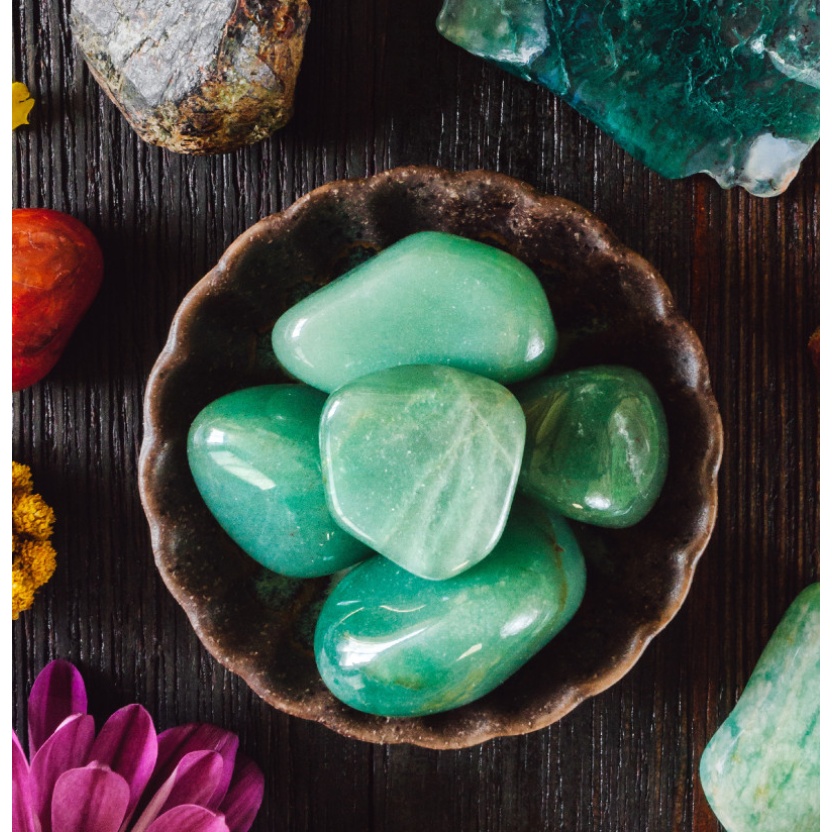 Mix of various energy gemstones - spiritual tumblestones