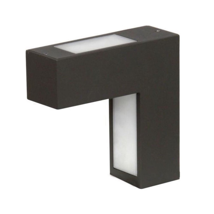 Black Ranex Porto outdoor LED wall lights