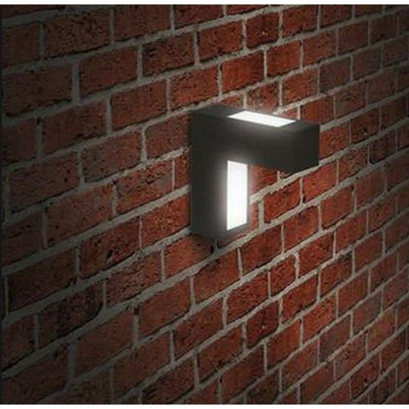Black Ranex Porto outdoor LED wall lights - Image 4