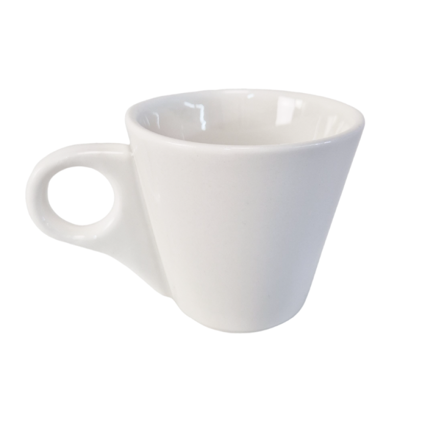 White hotel grade porcelain espresso cups - Image 2