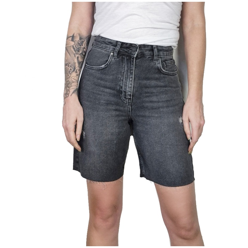 Anthracite Karo Kauer Lulu denim shorts - Image 4