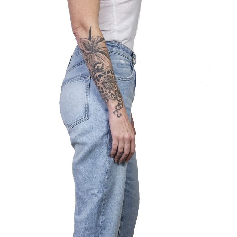 Light blue Karo Kauer straight leg jeans for women - Image 6