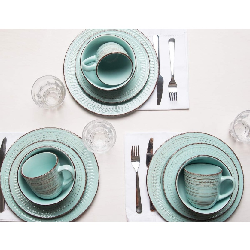 Aquablauwe Home Essentials keramische kommen - Afbeelding 7