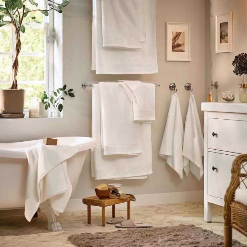 White terry towels 50x100cm - 460GSM - Image 6