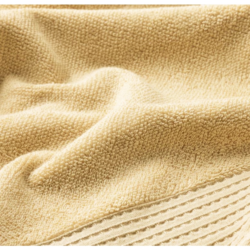 Light yellow terry towels 50x100cm - 460GSM - Image 4