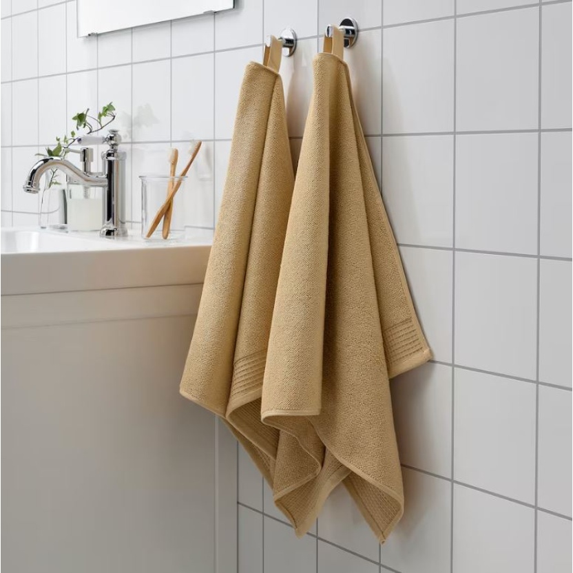 Light yellow terry towels 50x100cm - 460GSM - Image 5