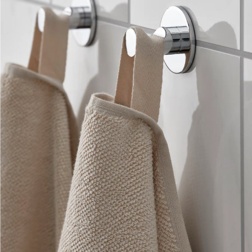 2-packs beige badstof keukenhanddoeken 40x70cm - 460GSM - Afbeelding 7