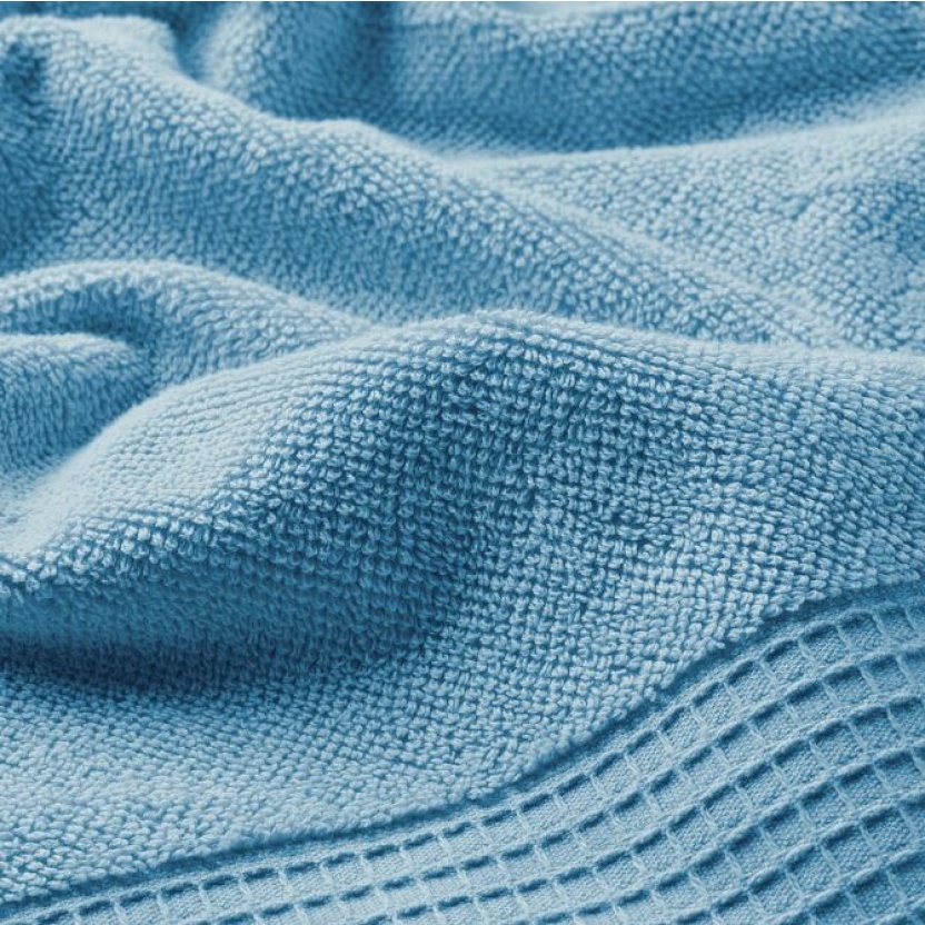 2-packs blauwe badstof keukenhanddoeken 40x70cm - 460GSM - Afbeelding 7