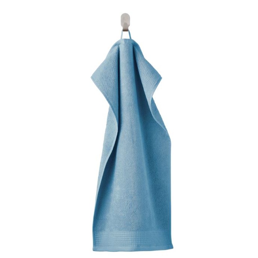 2-packs blauwe badstof keukenhanddoeken 40x70cm - 460GSM - Afbeelding 4