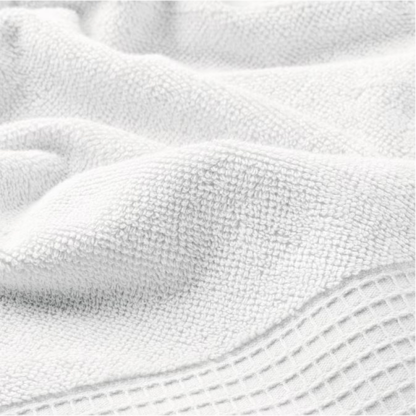 2-packs witte badstof keukenhanddoeken 40x70cm - 460GSM - Afbeelding 5