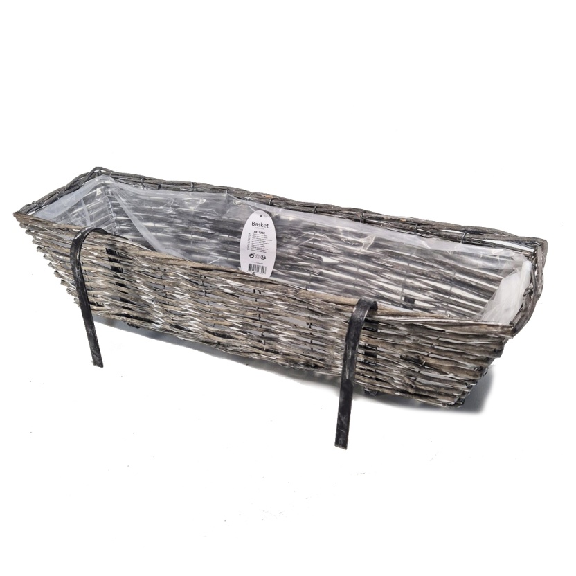 Balcony baskets for plants made from willow wood - Image 5