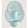 Aquablauwe Home Essentials keramische dinerborden 27,5cm - Afbeelding 5