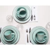Aquablauwe Home Essentials keramische dinerborden 27,5cm - Afbeelding 4