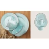 Aquablauwe Home Essentials keramische dinerborden 27,5cm - Afbeelding 3