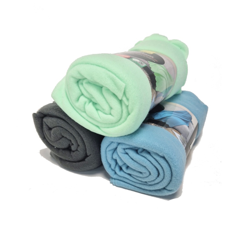 Drie kleurenassortiment Dekor lichtgewicht fleece plaids - 120x160cm - Afbeelding 6