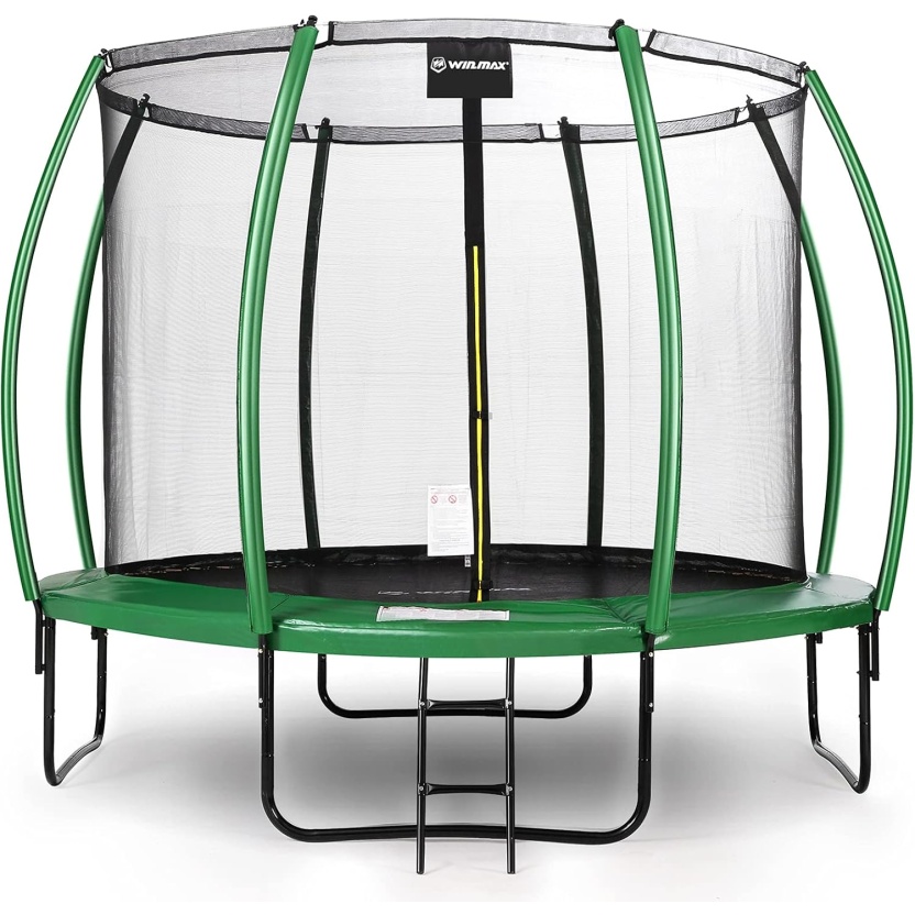 Green Win.max pumkin model trampolines 366cm with ladder and safety net