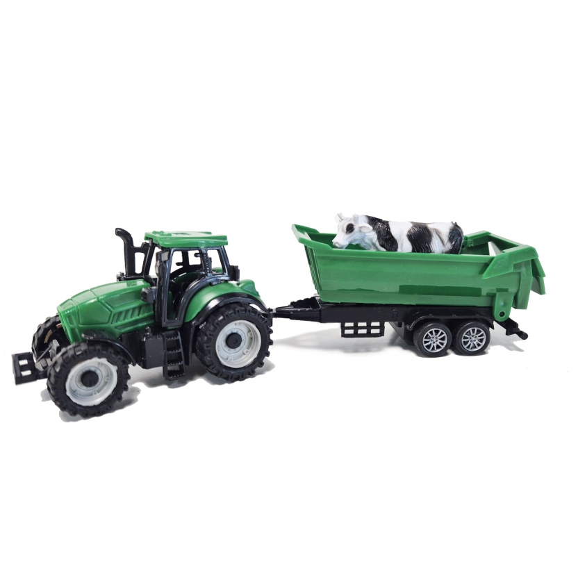 Kids toys - Farm Series tractor with dump truck and animal figure