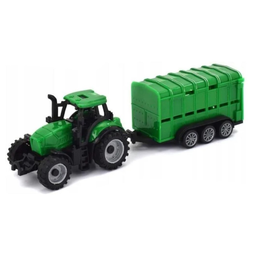 Kinderspeelgoed - Farm Series tractor met paardentrailer - Afbeelding 4