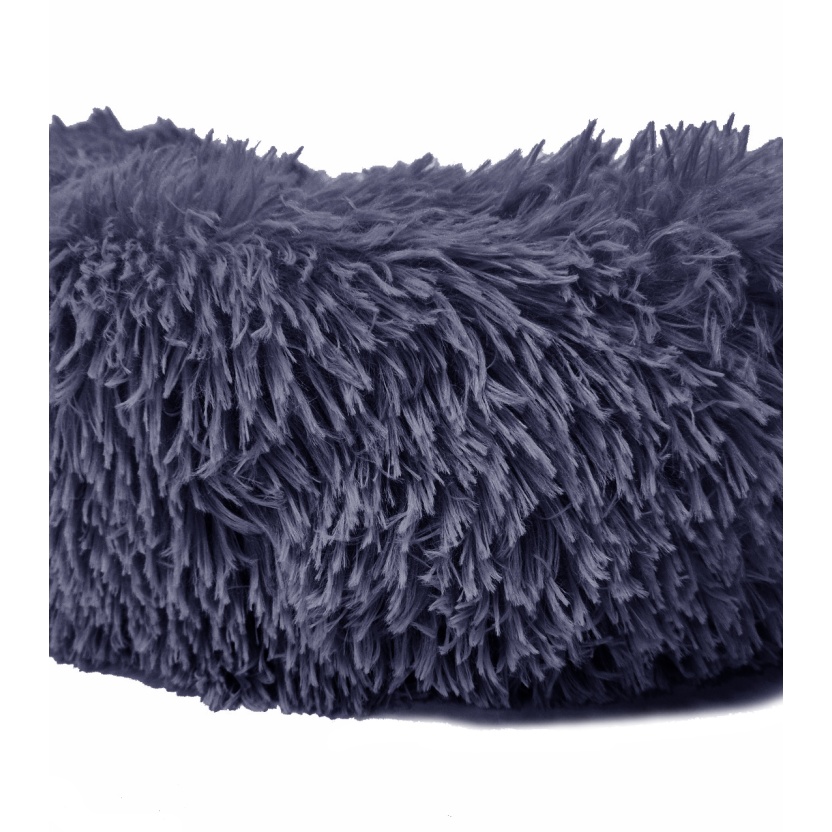 Pet products - Dark blue fluffy donut dog baskets size XS - Image 5