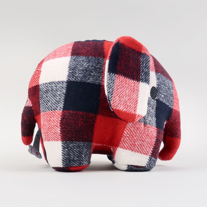 Miffy & Friends Terry the elephant checked stuffed animals 33cm