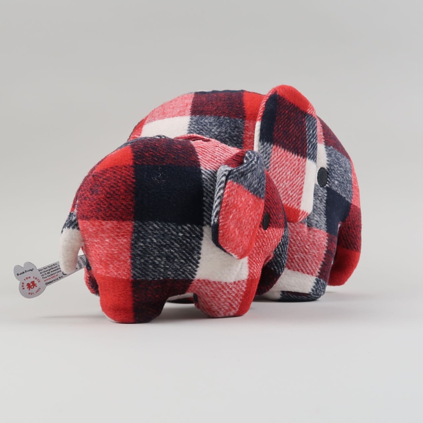 Miffy & Friends Terry the elephant checked stuffed animals 33cm - Image 4