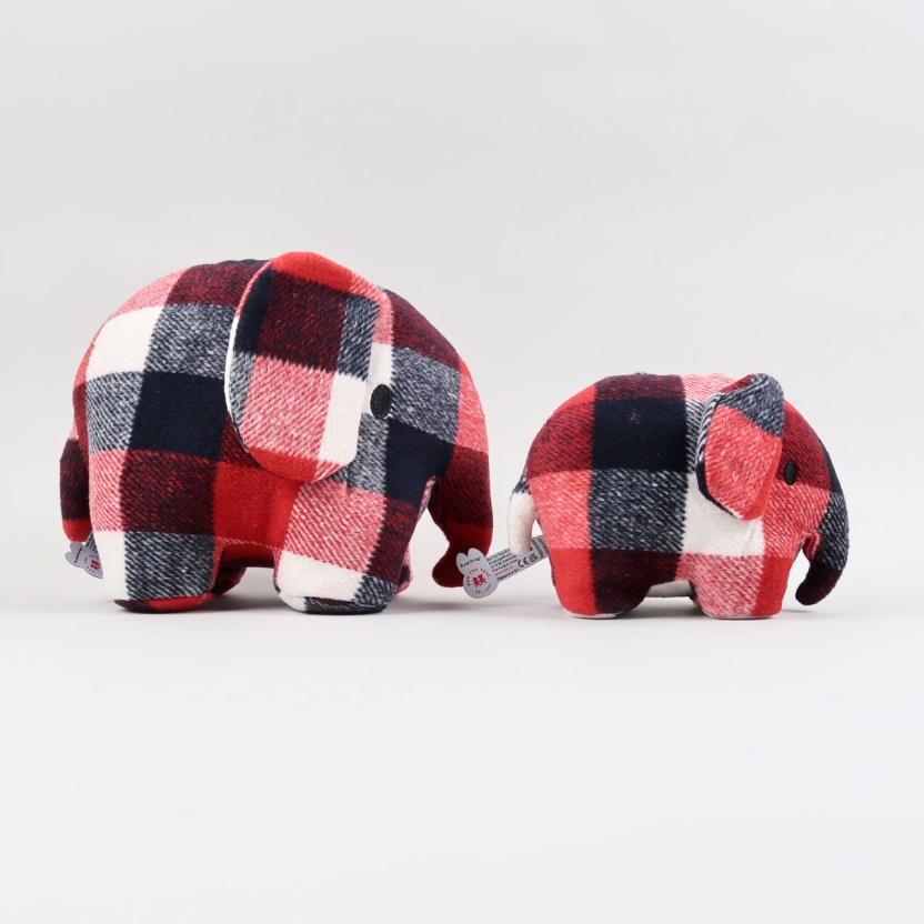 Miffy & Friends Terry the elephant checked stuffed animals 33cm - Image 5