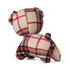 Miffy & Friends beige Snuffy the dog beige checked stuffed animals 30cm - Image 3