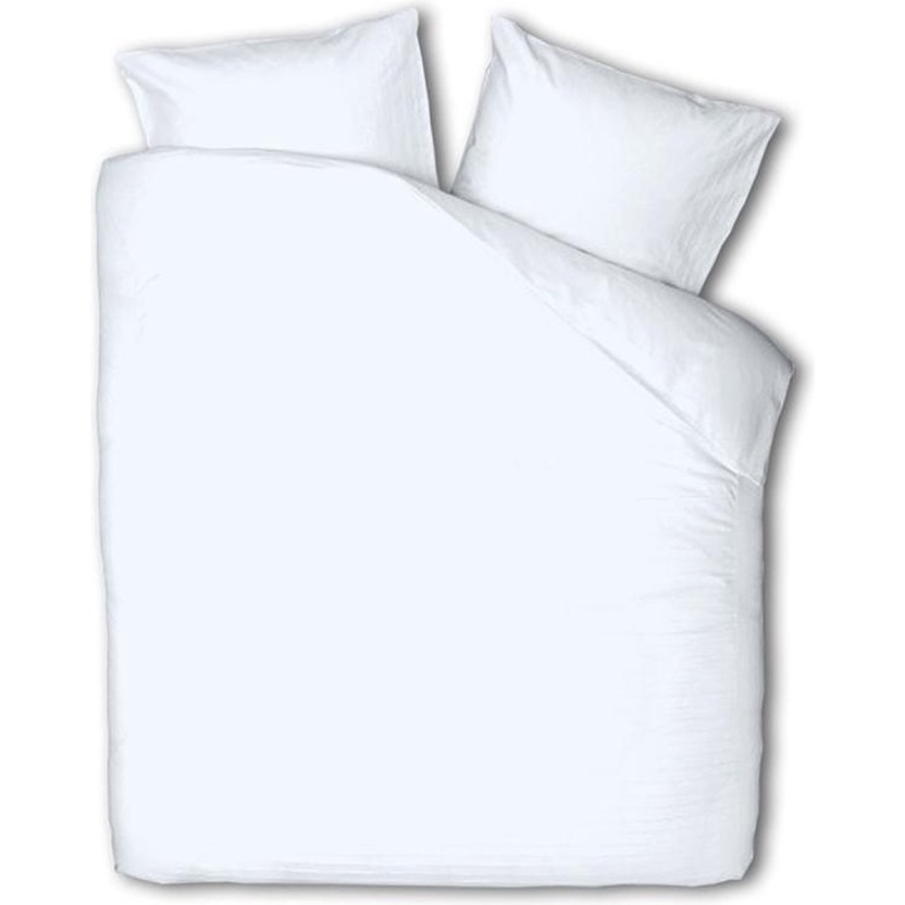 Fresh & Co witte hotelset dekbedovertrekken - 140x220cm - Afbeelding 3