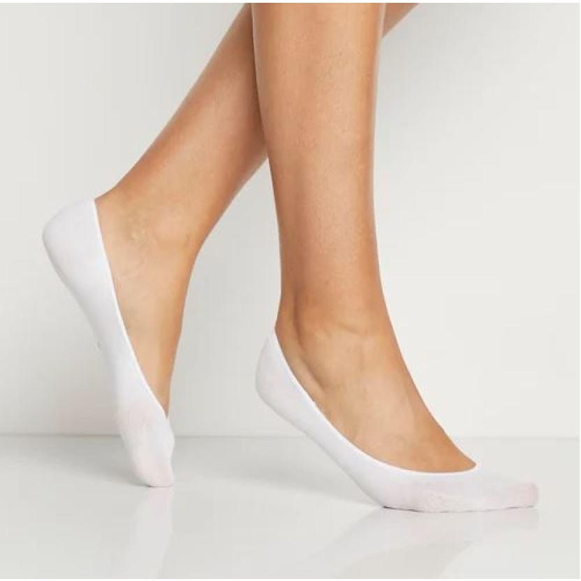 2-Packs footies socks for women - 3 colour assortment - Image 4