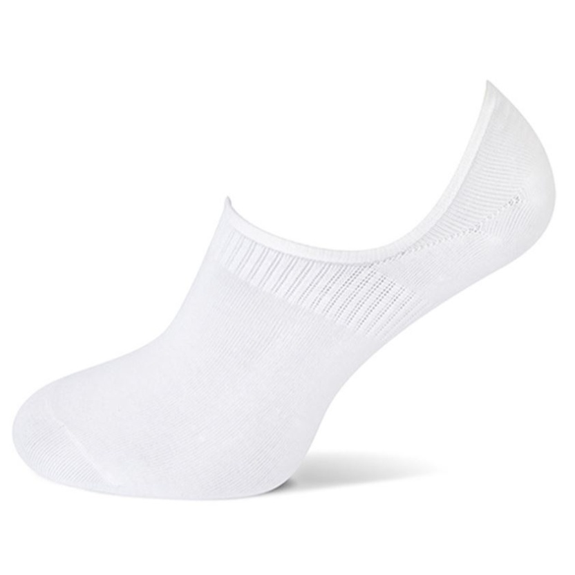 White 2-pack bamboo no show women's socks - Image 3