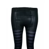 Black Tutu charmed 50 denier tights with blue striped lurex A903B - Image 3