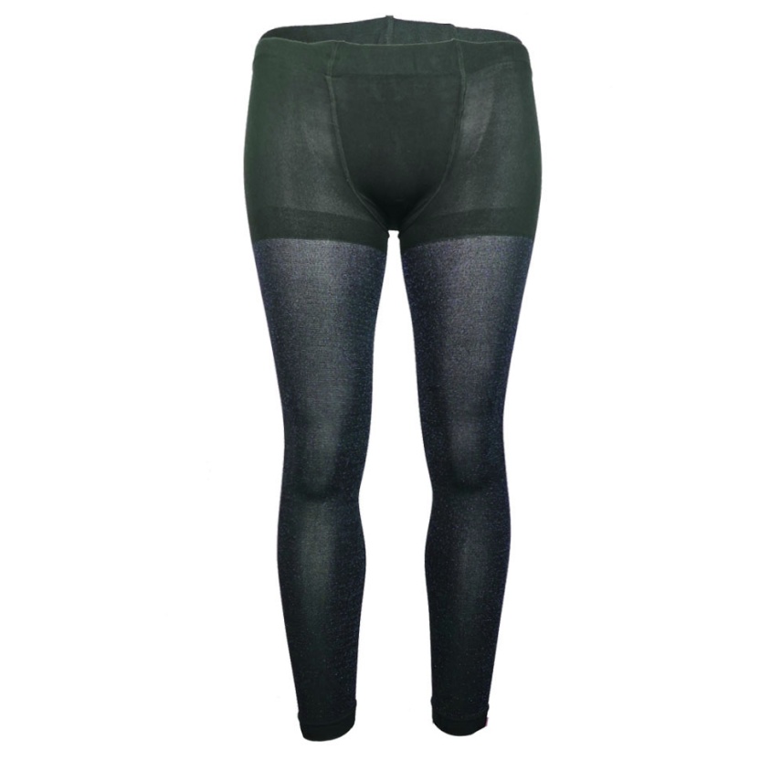 Black Tutu charmed 50 denier tights with blue lurex A905B