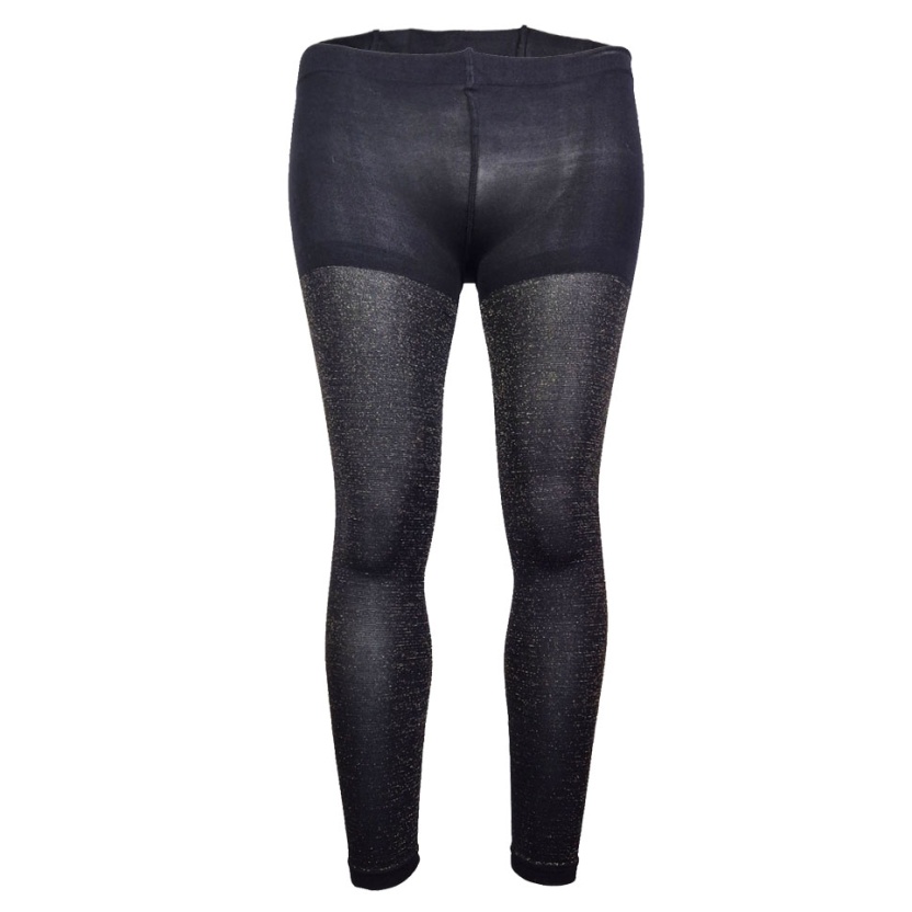 Black Tutu charmed 50 denier tights with gold lurex A905G