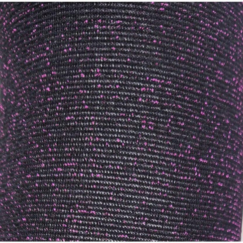 Black Tutu charmed 50 denier tights with purple lurex A905R - Image 3