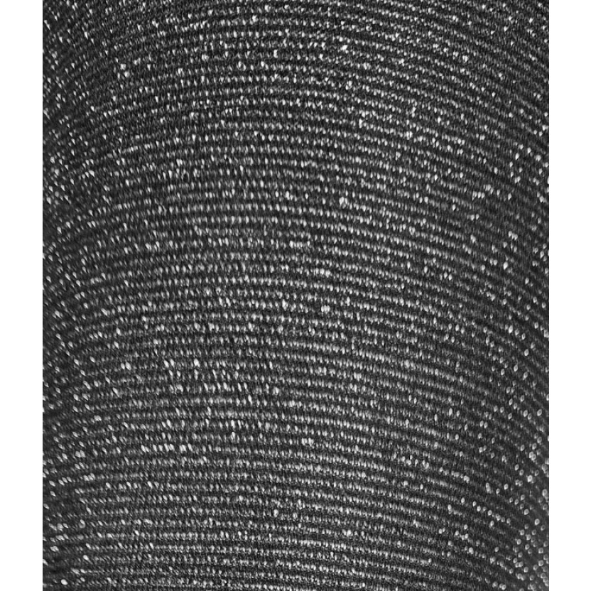 Black Tutu charmed 50 denier tights with silver lurex A905S - Image 2
