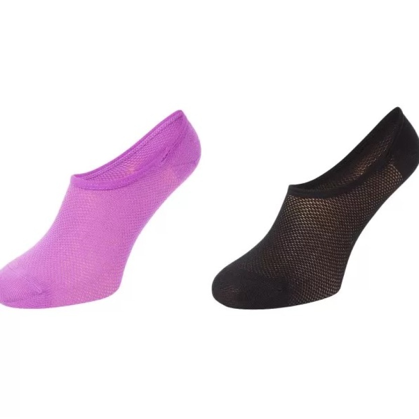 Mix van verschillende 2-pack footies sokken voor dames en heren