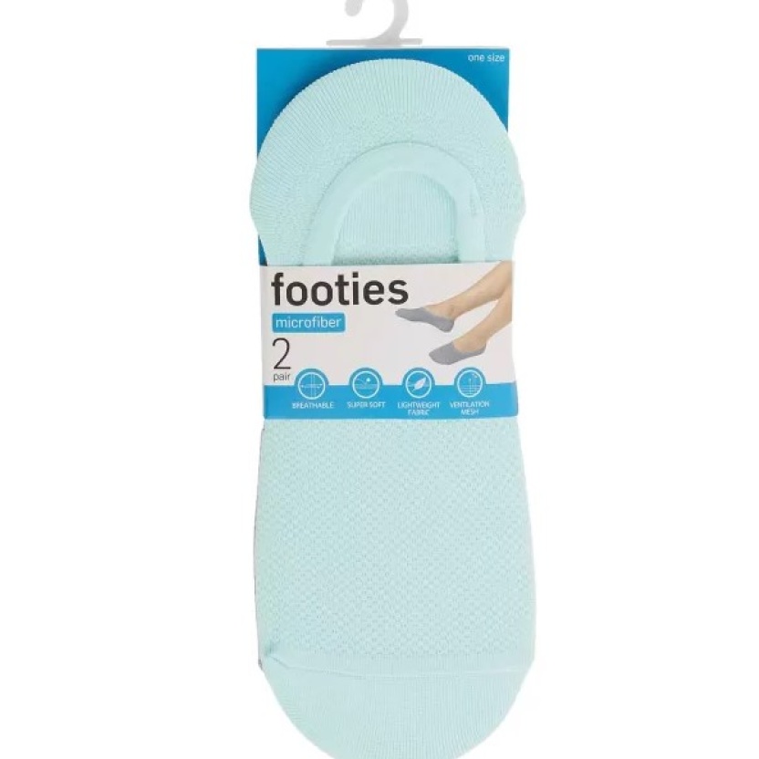 Mix van verschillende 2-pack footies sokken voor dames en heren - Afbeelding 4