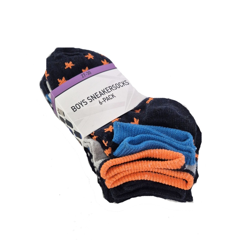 Verschillende 6-packs sneakersokken voor jongens en meisjes - Afbeelding 2